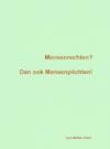 Mensenrechten? - William Geller (ISBN 9789464050356)