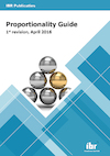 Proportionality Guide / 1st revision, April 2016 (ISBN 9789463150446)