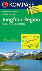 Jungfrau-Region - Thunersee - Brienzersee 1 : 50 000