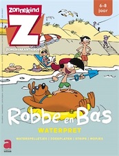 Spelletjes- en oefenboek Zonnekind: Robbe en Bas - Waterpret - Falzar (ISBN 9782808132329)