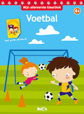 Voetbal: Mijn allereerste kleurblok (met stickers) - (ISBN 9789403202822)