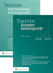 Teksten Internationaal & Europees belastingrecht 2019/2020 - (ISBN 9789013154023)