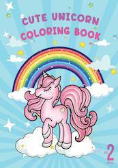 Cute Unicorn coloring book - Dhr Hugo Elena (ISBN 9789403696607)