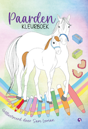 Paardenkleurboek - Sam Loman (ISBN 9789045327518)