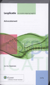 Advocatenwet - D.J. Hesemans (ISBN 9789013053302)