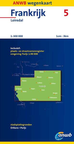 ANWB Wegenkaart Frankrijk 5 - (ISBN 9789018035037)
