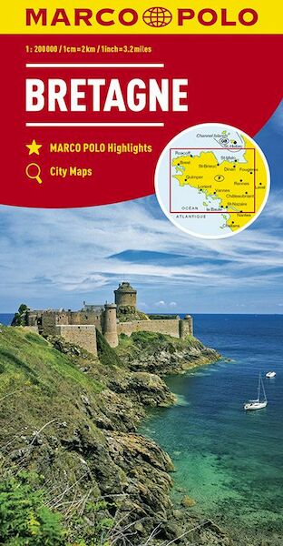 MARCO POLO Karte Bretagne 1:200 000 - (ISBN 9783829739689)