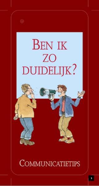 Ben ik zo duidelijk ? - Marieta Koopmans (ISBN 9789058714237)