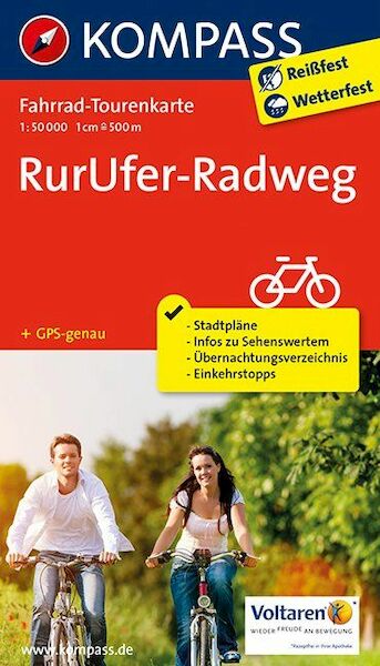 RurUfer-Radweg 1 : 50 000 - (ISBN 9783850269780)