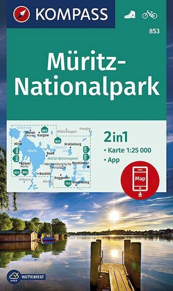 Müritz-Nationalpark 1:25 000 - (ISBN 9783990446935)