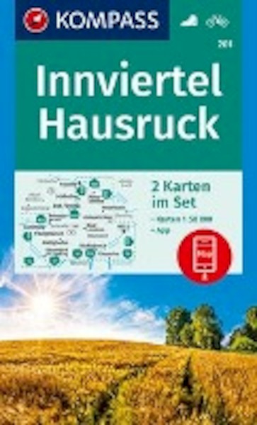 Innviertel Hausruck 1:50 000 - Kompass-Karten Gmbh (ISBN 9783990446348)