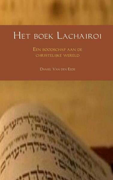 Het boek Lachairoi - Daniel Van den Eede (ISBN 9789402140057)