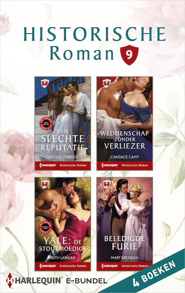 Historische roman e-bundel 9 (4-in-1) - Nicola Cornick, Anne Gracie, Candace Camp, Ruth Langan, Maureen Child, Mary Brendan (ISBN 9789402529609)