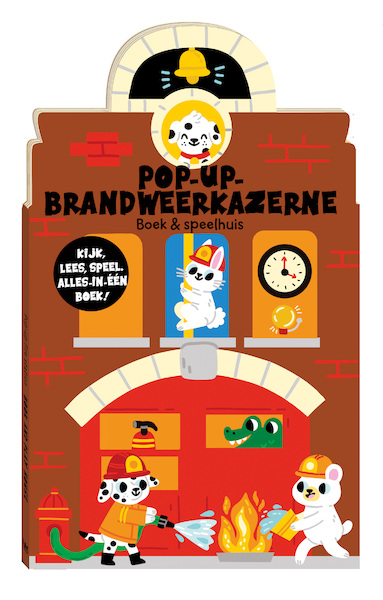 Pop-up huis - Brandweerkazerne - ImageBooks Factory (ISBN 9789464085372)
