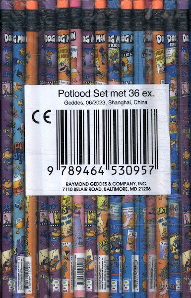 Dog Man Potlood Set 36 exemplaren - Dav Pilkey (ISBN 9789464530957)