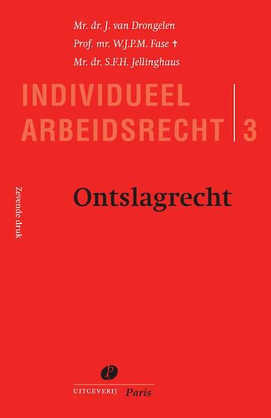 Ontslagrecht - J. van Drongelen, W.J.P.M. Fase, S.F.H. Jellinghaus (ISBN 9789462511361)