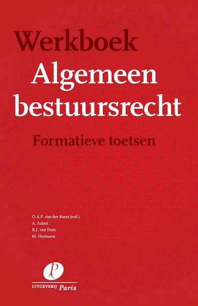 Werkboek algemeen bestuursrecht - (ISBN 9789462511828)