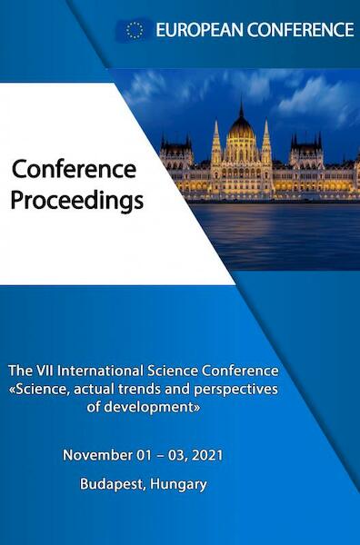 SCIENCE, ACTUAL TRENDS AND PERSPECTIVES OF DEVELOPMENT - European Conference (ISBN 9789403633343)
