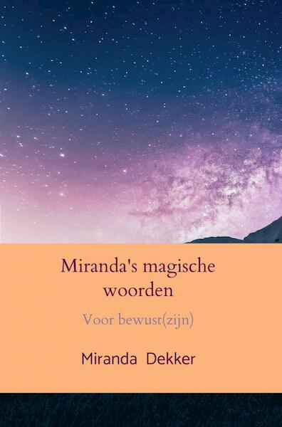 Miranda's magische woorden - Miranda Dekker (ISBN 9789403696966)