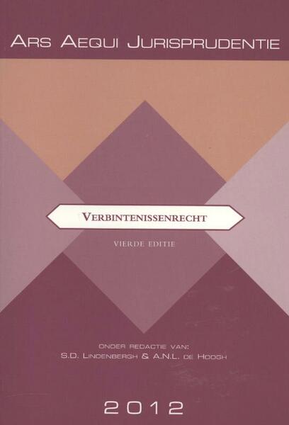 Jurisprudentie verbintenissenrecht 2012 - (ISBN 9789069166780)