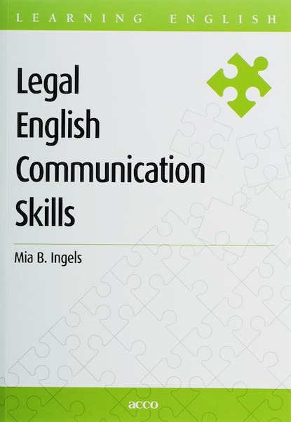 Legal English communication skills - M. Ingels (ISBN 9789033461125)