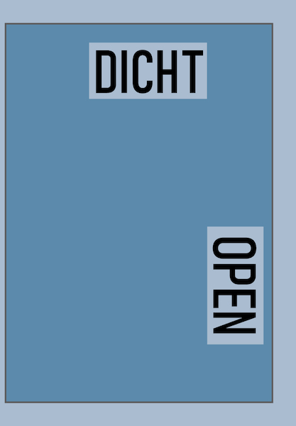 Dicht Open - (ISBN 9789493275812)