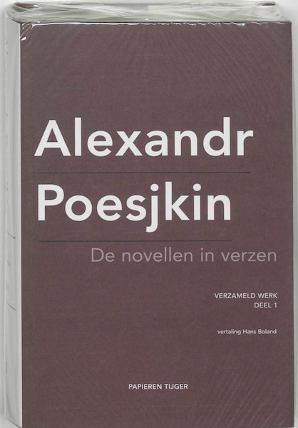 De novellen in verzen - Alexandr Poesjkin (ISBN 9789067281027)