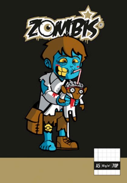 Zombis Notebook A5 - (ISBN 9789461889225)