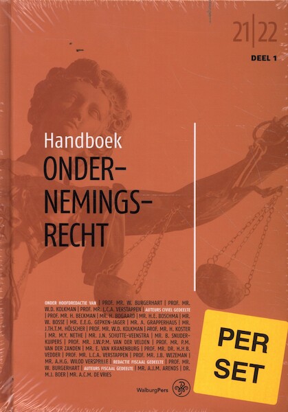 Handboek Ondernemingsrecht 2021-2022 (set) - (ISBN 9789462496774)