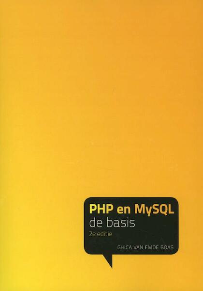 PHP en MySQL - Ghica van Emde Boas, G. van Emde Boas (ISBN 9789043024020)