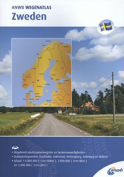 Wegenatlas zweden - ANWB (ISBN 9789018044114)