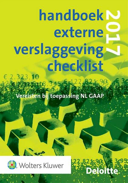 Handboek Externe Verslaggeving Checklist 2017 - (ISBN 9789013148060)
