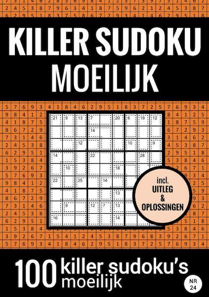 SUDOKU KILLER - Moeilijk - Puzzelboek met 100 Moeilijke Puzzels voor Volwassenen en Ouderen - Sudoku Puzzelboeken (ISBN 9789464656961)