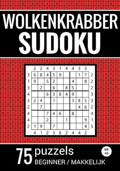 Wolkenkrabber Sudoku - Nr. 40 - 75 Puzzels - Beginner / Makkelijk - Sudoku Puzzelboeken (ISBN 9789464802443)