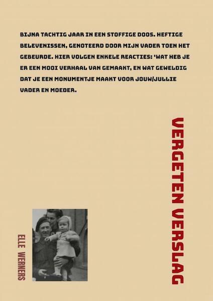 VERGETEN VERSLAG - Elle Werners (ISBN 9789403682693)