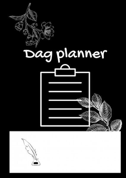 Dag planner A4 zwart/wit - Kris Degenaar (ISBN 9789464487268)