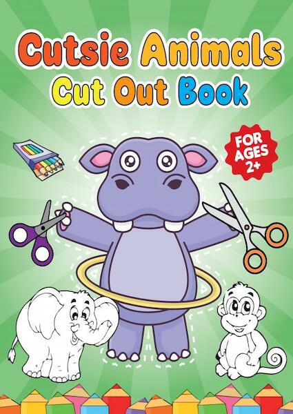 Cutsie Animals - Cut out book - Dhr Hugo Elena (ISBN 9789403693996)