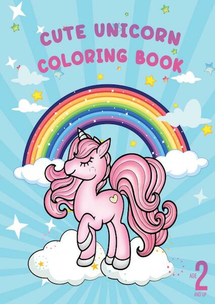 Cute Unicorn coloring book - Dhr Hugo Elena (ISBN 9789403696607)