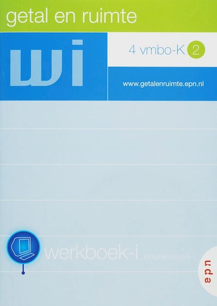 Getal en Ruimte 4 Vmbo-K 2 Werkboek-i - (ISBN 9789011099463)