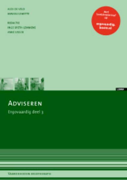 Adviseren deel 3 Ergovaardigheden - Alex de Veld, M. Lemette, Minjou Lemette (ISBN 9789059314238)