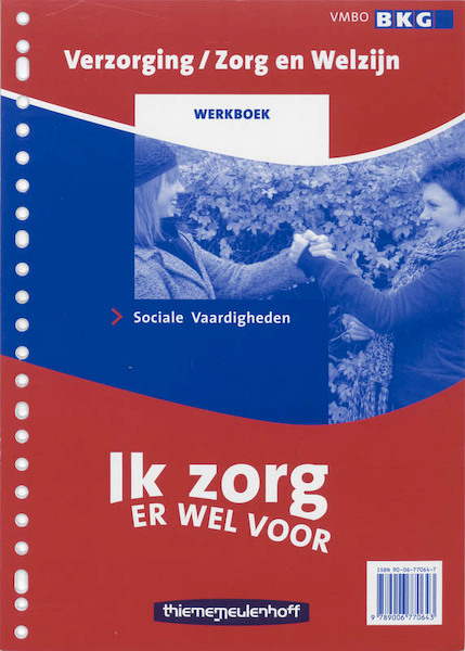 Ik zorg er wel voor Sociale Vaardigheden Werkboek - L. Urbach-Bakker, R. Menage (ISBN 9789006770643)