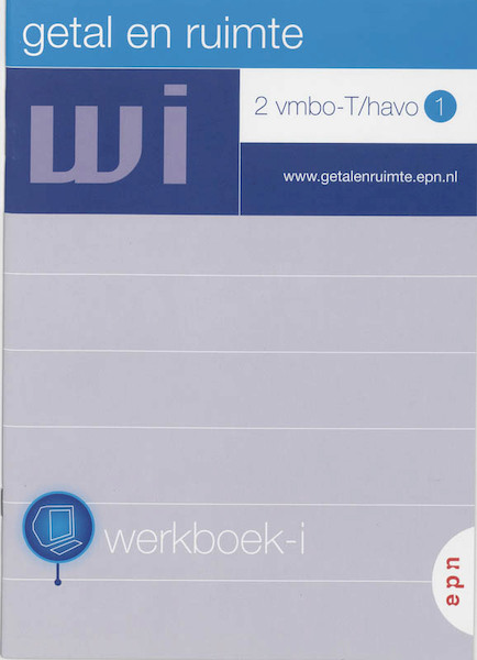 Getal en ruimte 2 Vmbo-T/havo 1 Werkboek-i - L.A. Reichard, (ISBN 9789011084087)