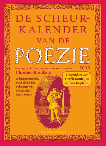 Mijn poeziekalender 2013 - (ISBN 9789461641199)