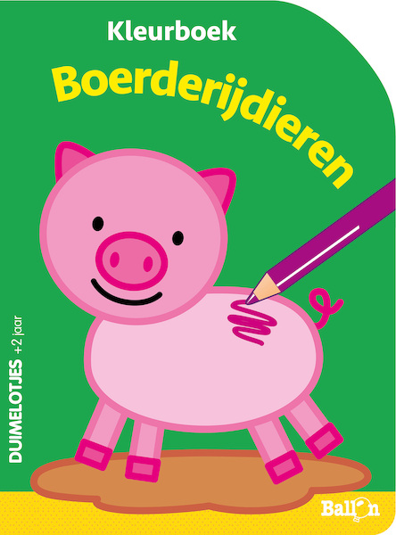 Boerderijdieren kleurboek 2+ - (ISBN 9789403214252)