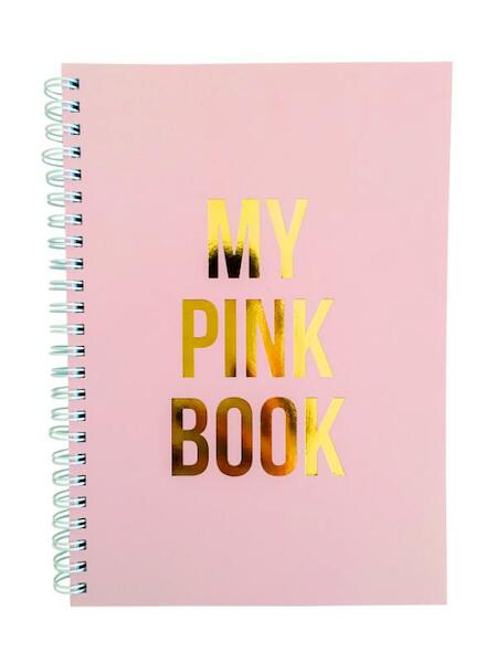 Notebook My pink book - (ISBN 8719322142238)