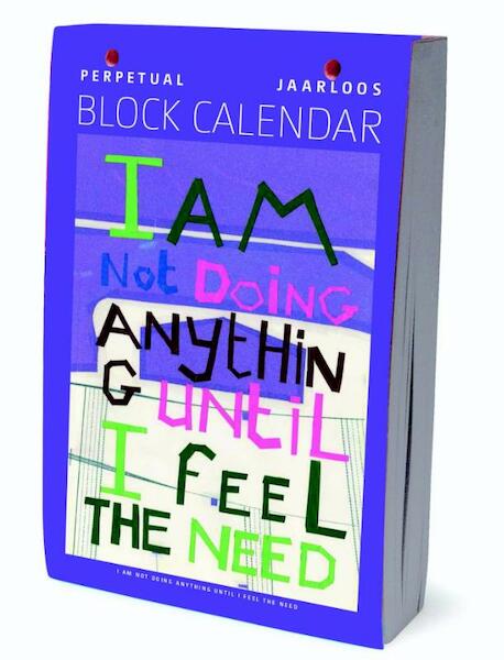 I am not doing anything scheurkalender 2015 - (ISBN 8716951226063)