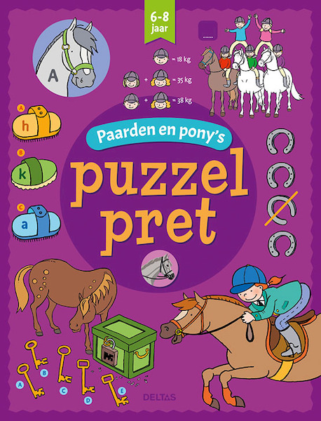 Puzzelpret - Paarden en pony's (6-8 j.) - Annemie BOSMANS (ISBN 9789044757088)