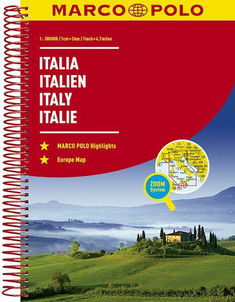 MARCO POLO Reiseatlas Italien 1:300 000 - (ISBN 9783829736855)