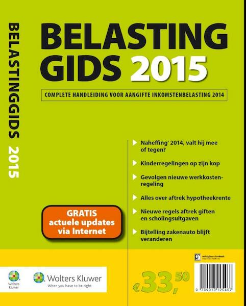 Kluwer belastinggids 2015 - Dick van der Hoeven, Wil Fermont (ISBN 9789013125467)