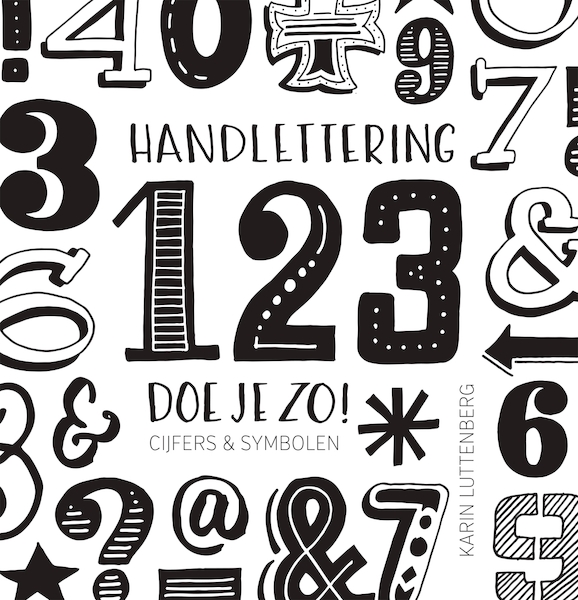 Handlettering 123 doe je zo! - Karin Luttenberg (ISBN 9789048849826)